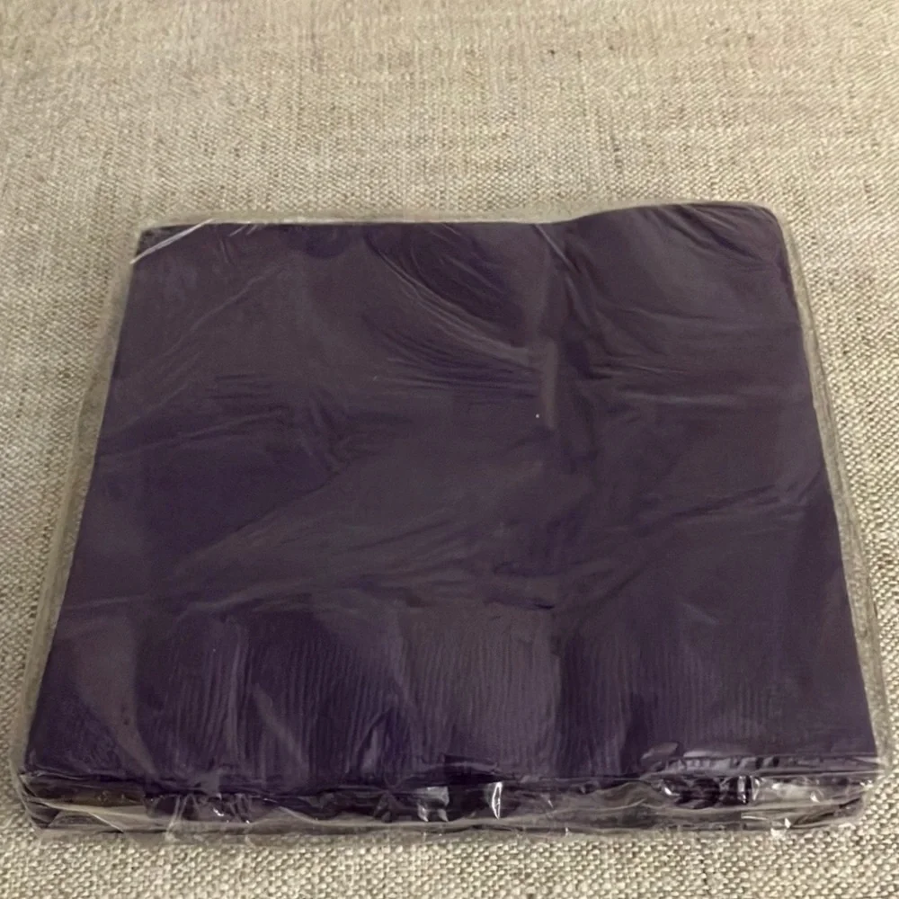 New Package of Purple Paper Napkins